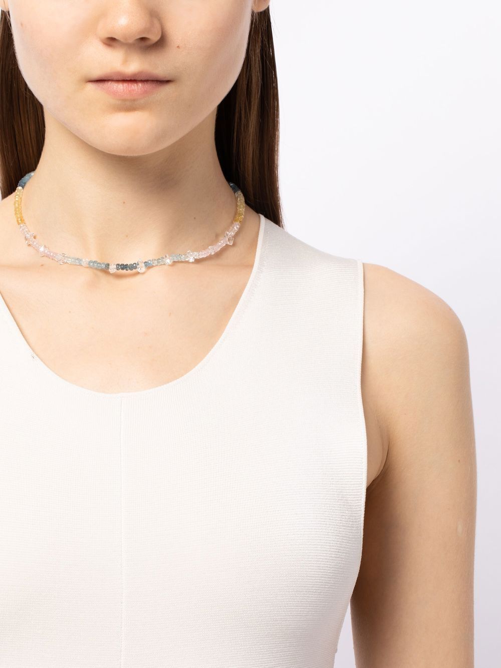 Shop Roxanne First The Perfect 10 Necklace In Multicolour