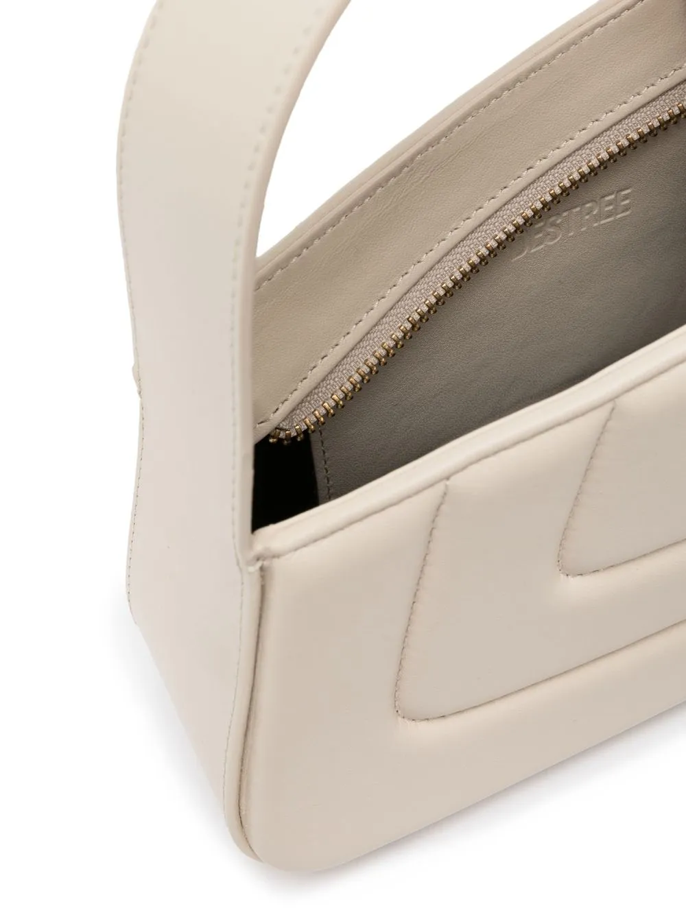 D'ESTREE QUILTED-DETAIL FAUX LEATHER SHOULDER BAG
