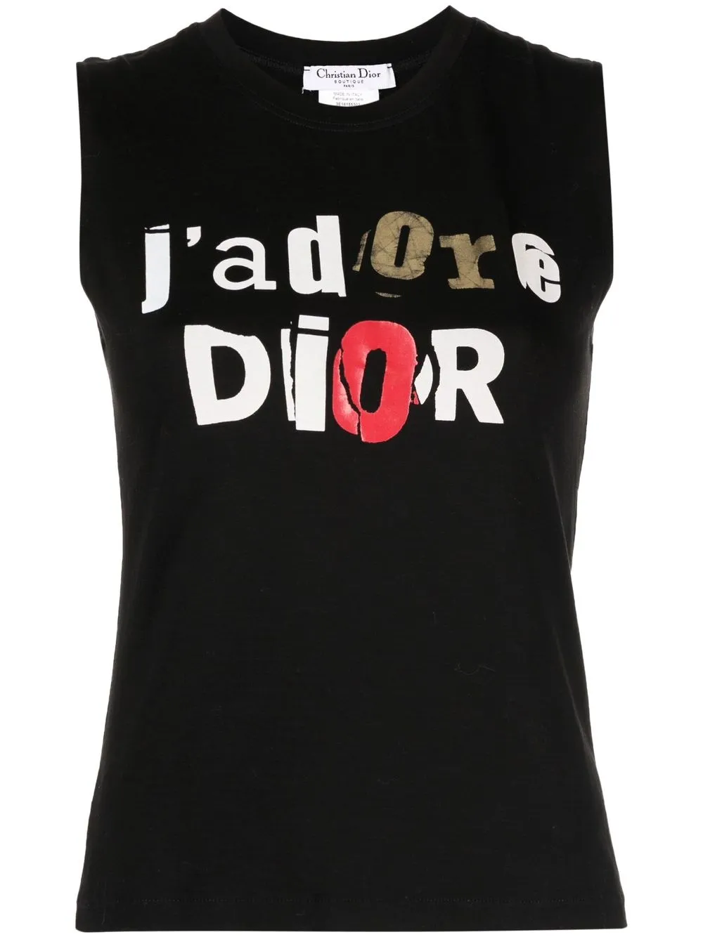 

Christian Dior 2003 pre-owned J'adore Dior tank top - Black