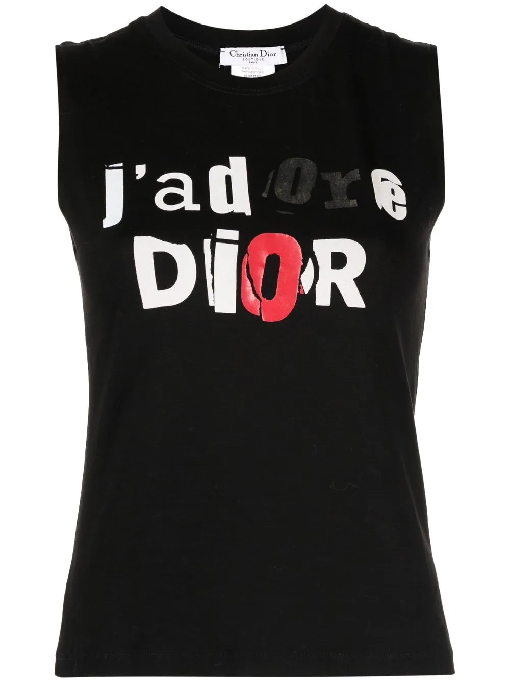 

Christian Dior 2003 pre-owned J'adore Dior tank top - Black