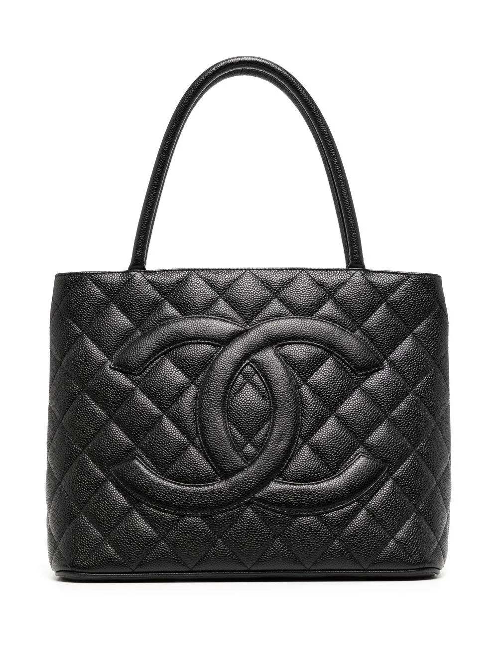 

Chanel Pre-Owned 2000 Medallion tote bag - Black