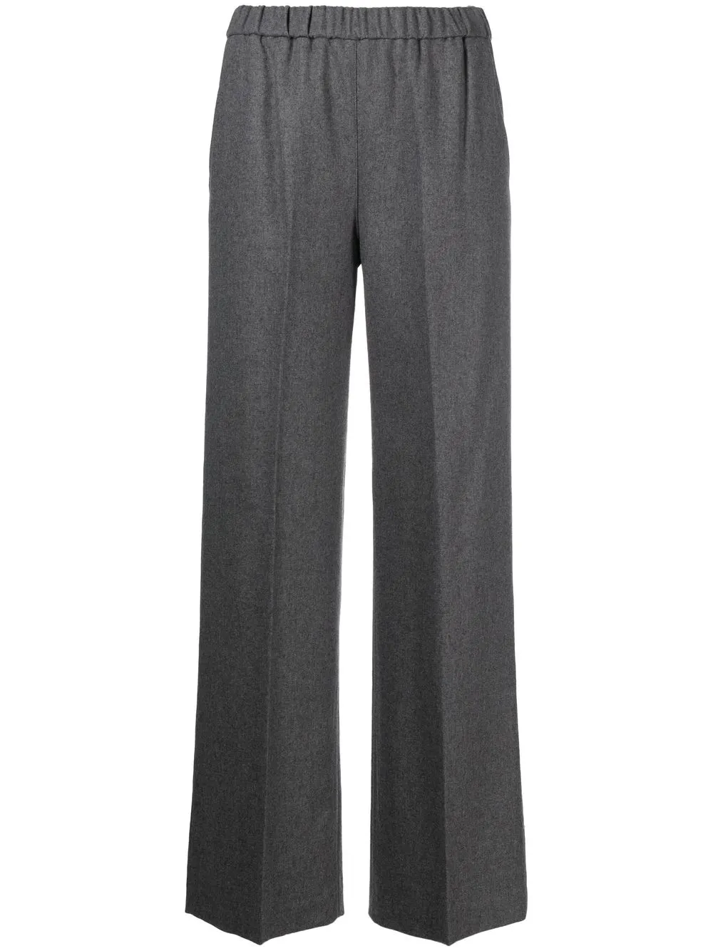 

Seventy pantalones anchos con cintura elástica - Gris