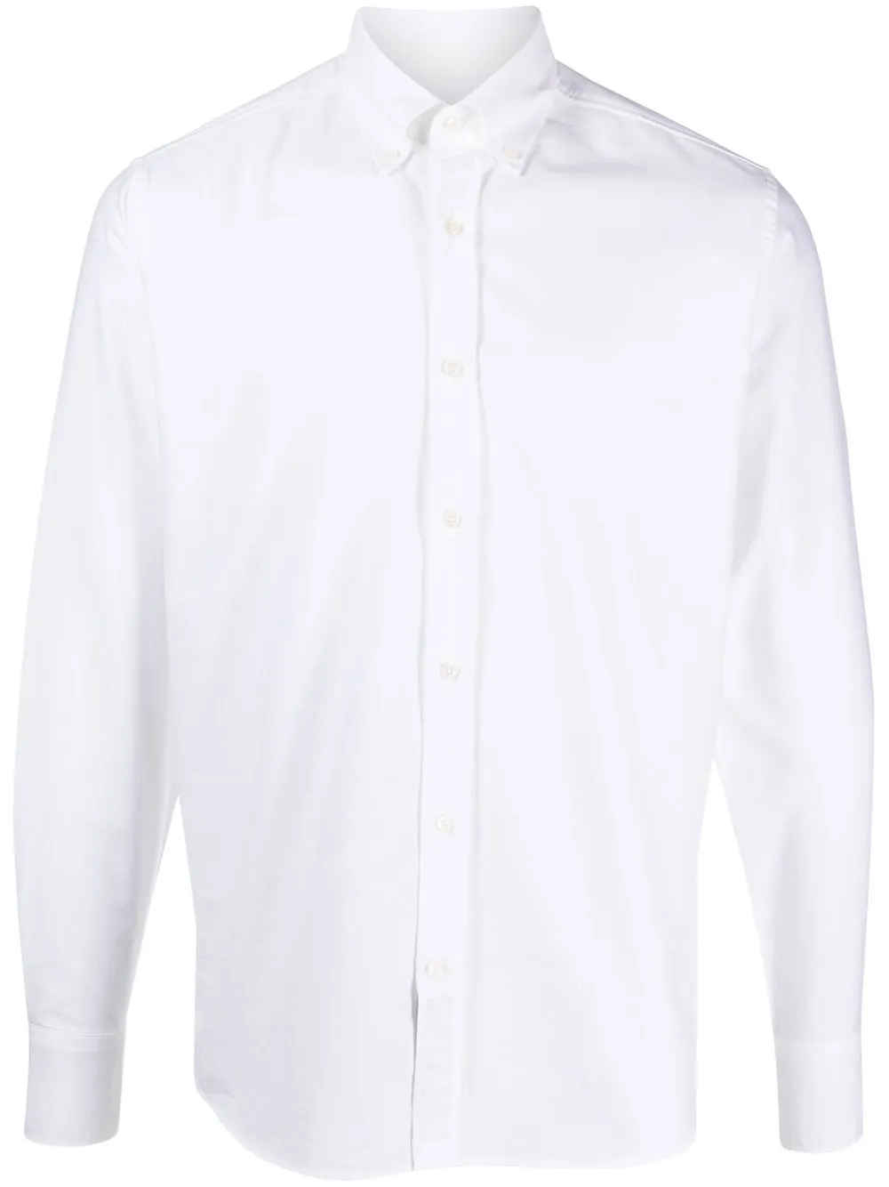 

Deperlu slim-cut poplin shirt - White