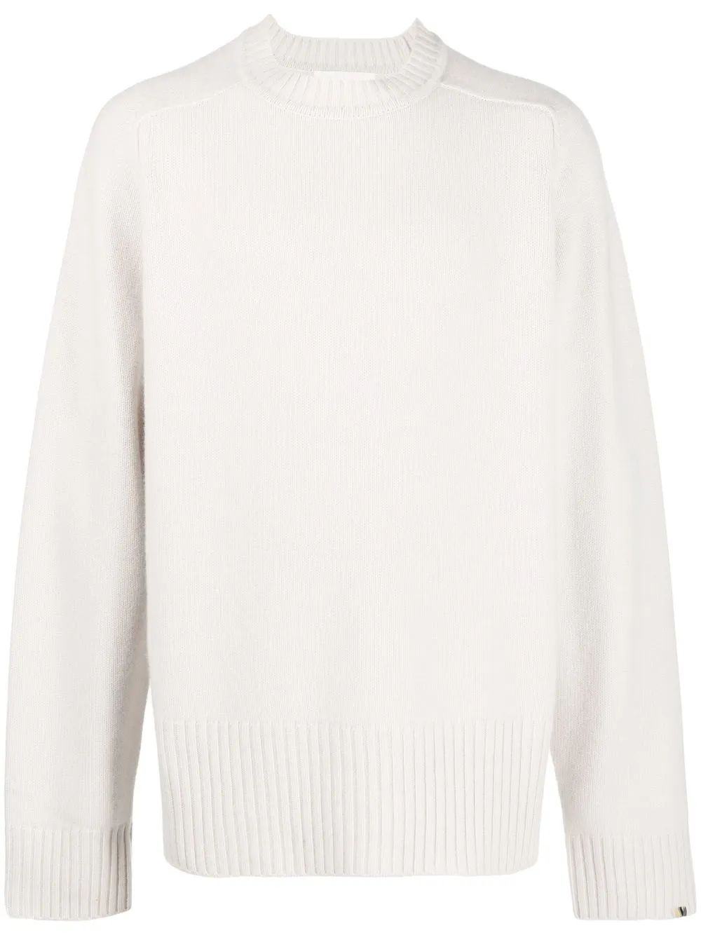 

extreme cashmere ribbed-trim cashmere jumper - Neutrals