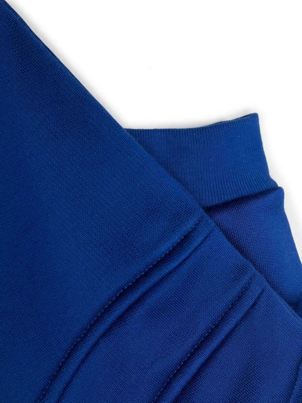  Balmain Kids Ribbed-panel Joggers - Blue 