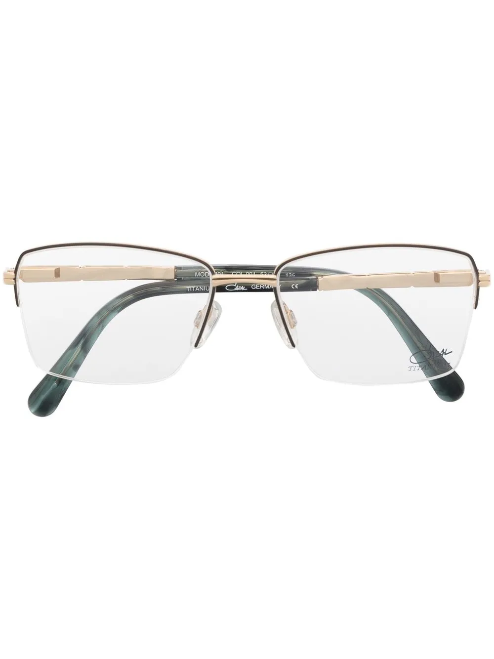 

Cazal cat eye optical glasses - Gold