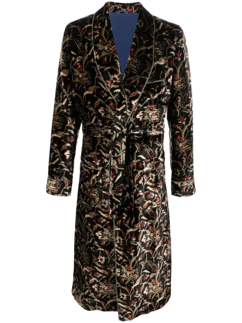 ETRO abrigo con motivo floral