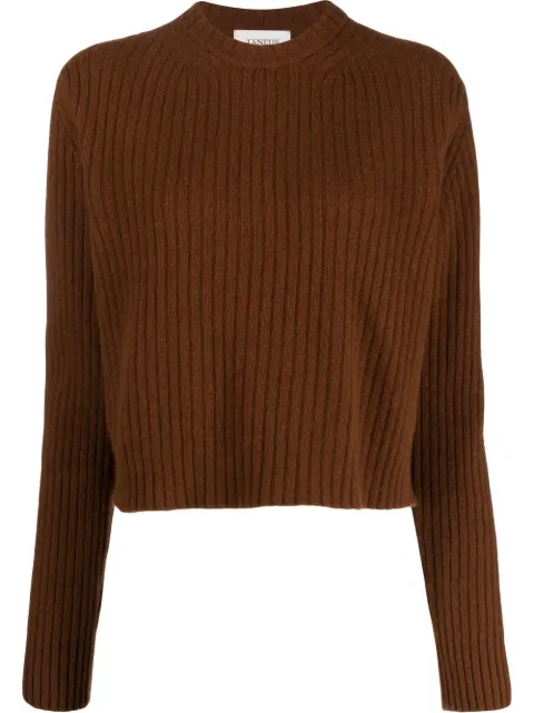 Laneus chunky ribbed-knit jumper
