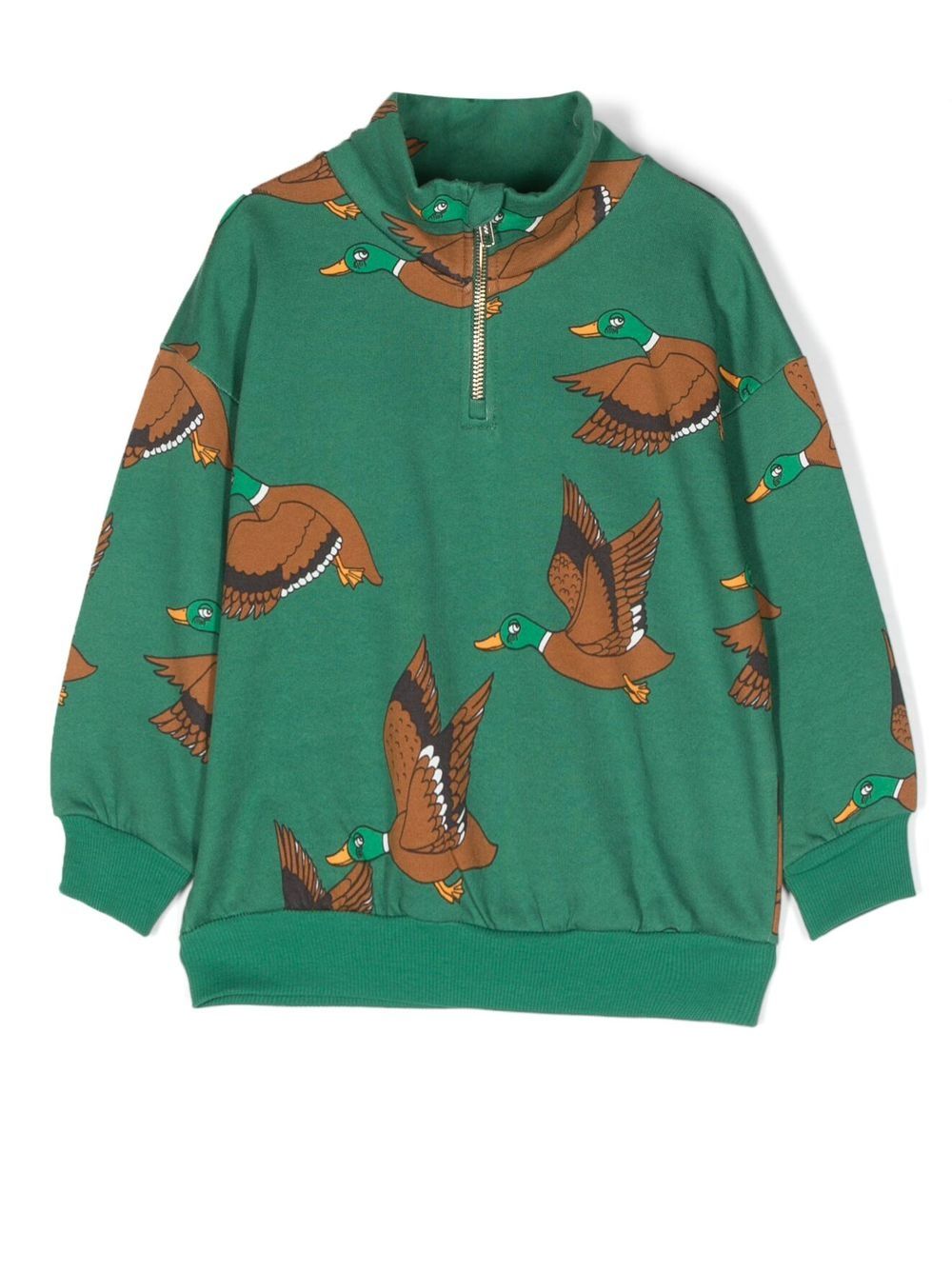 Mini Rodini graphic-print sweatshirt - Green