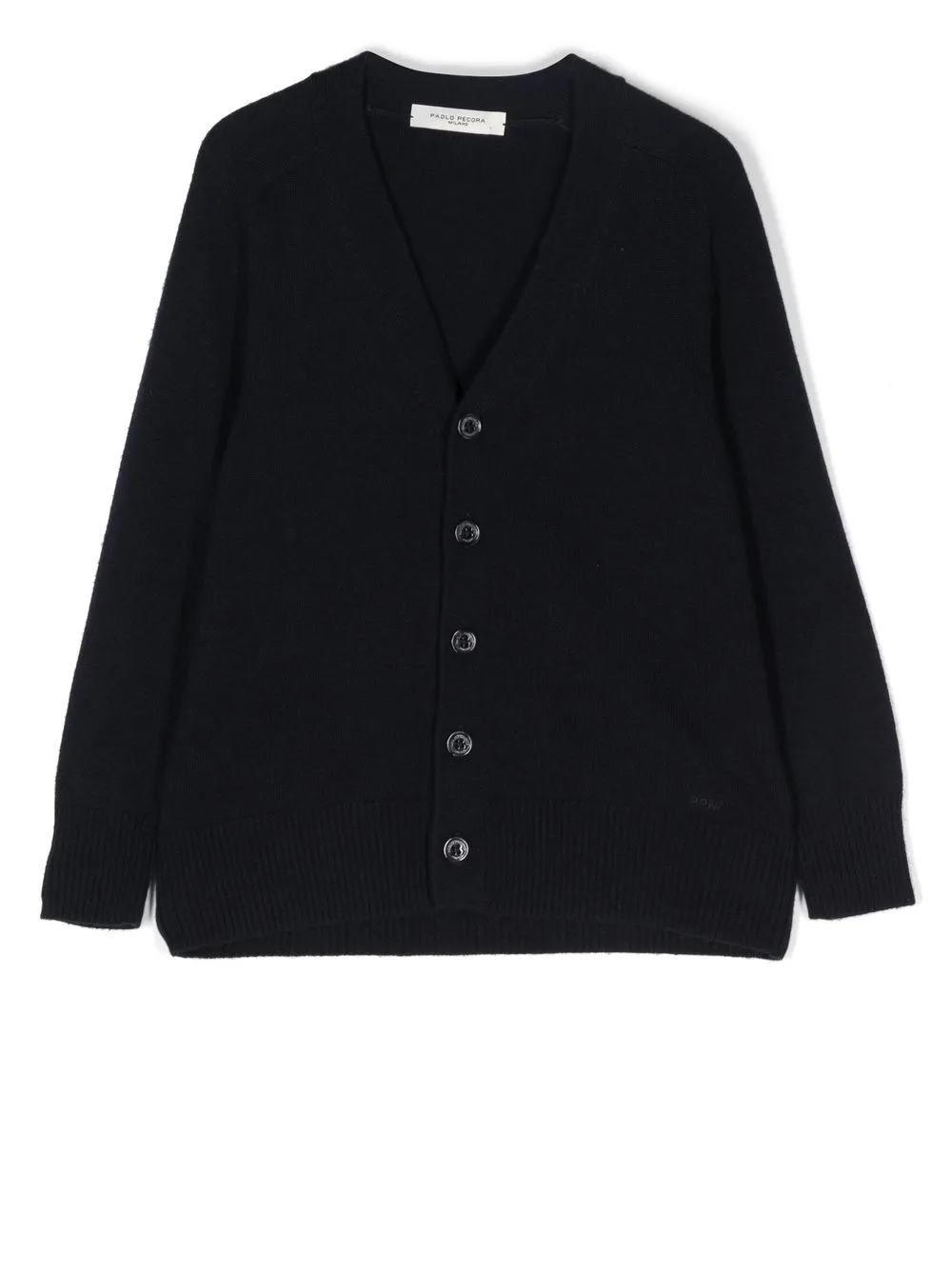 

Paolo Pecora Kids V-neck knit cardigan - Blue