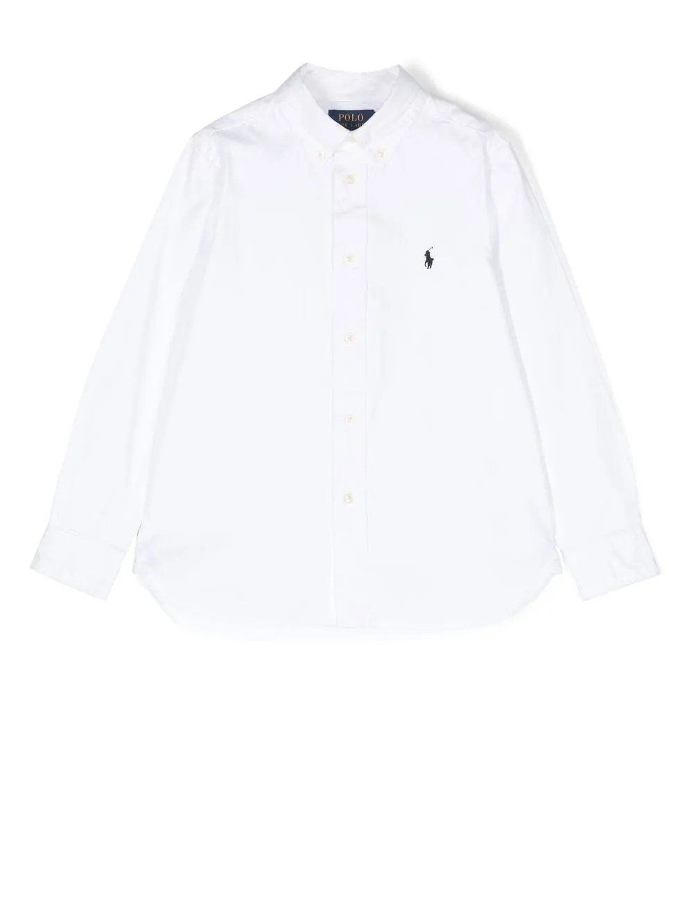 

Ralph Lauren Kids embroidered-pony detail shirt - White