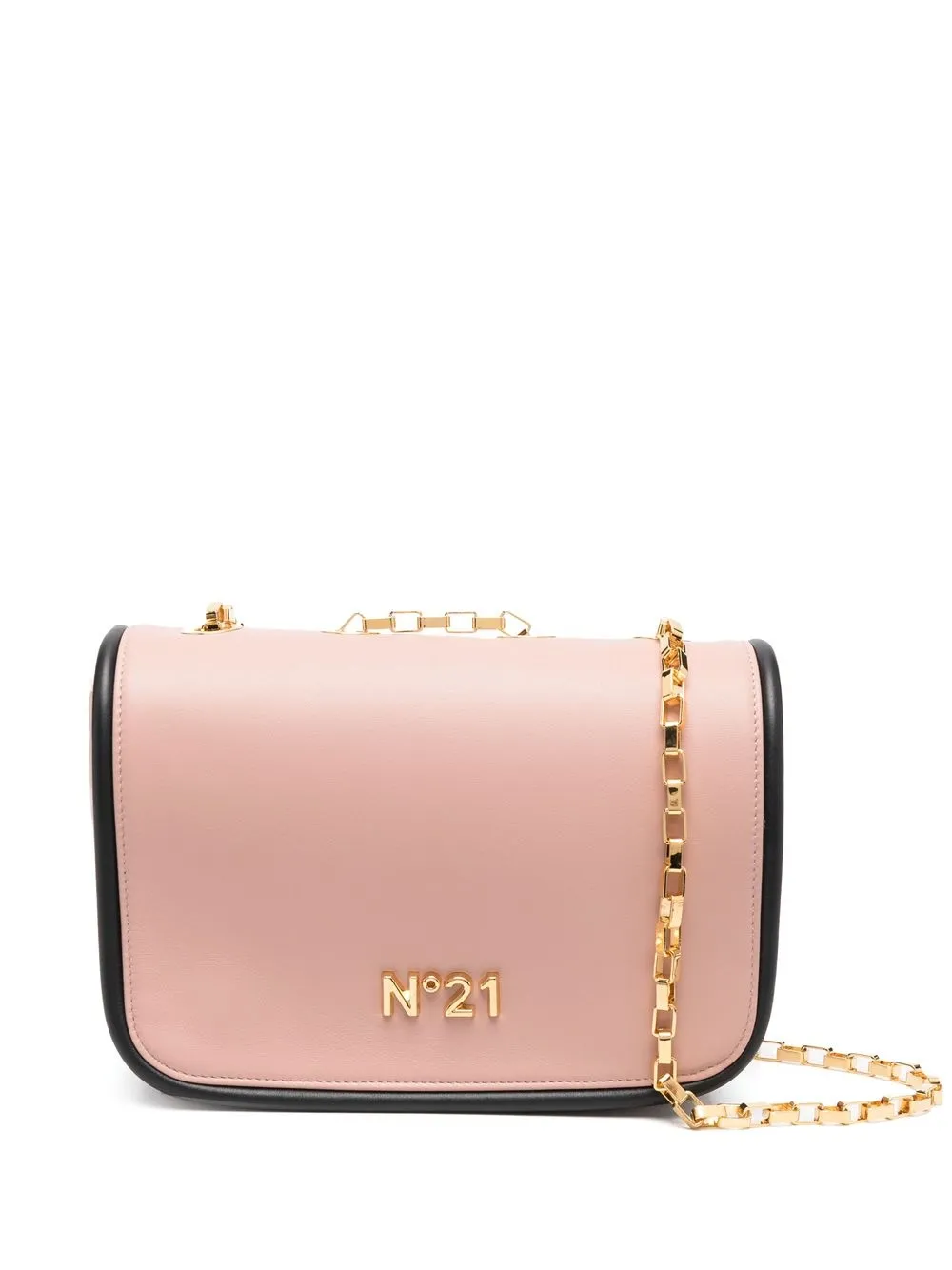 

Nº21 bolsa crossbody con placa del logo - Rosado