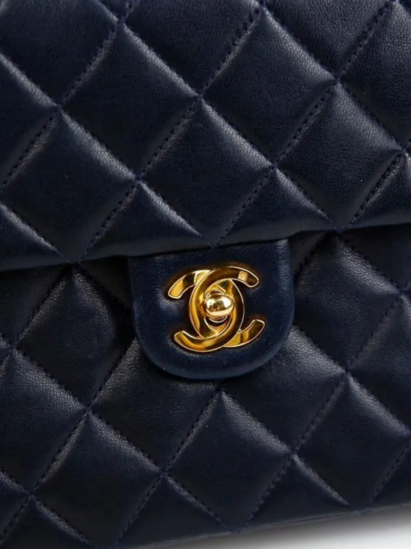 CHANEL Pre-Owned 1990s Classic Flap Shoulder Bag Blue FARFETCH IN