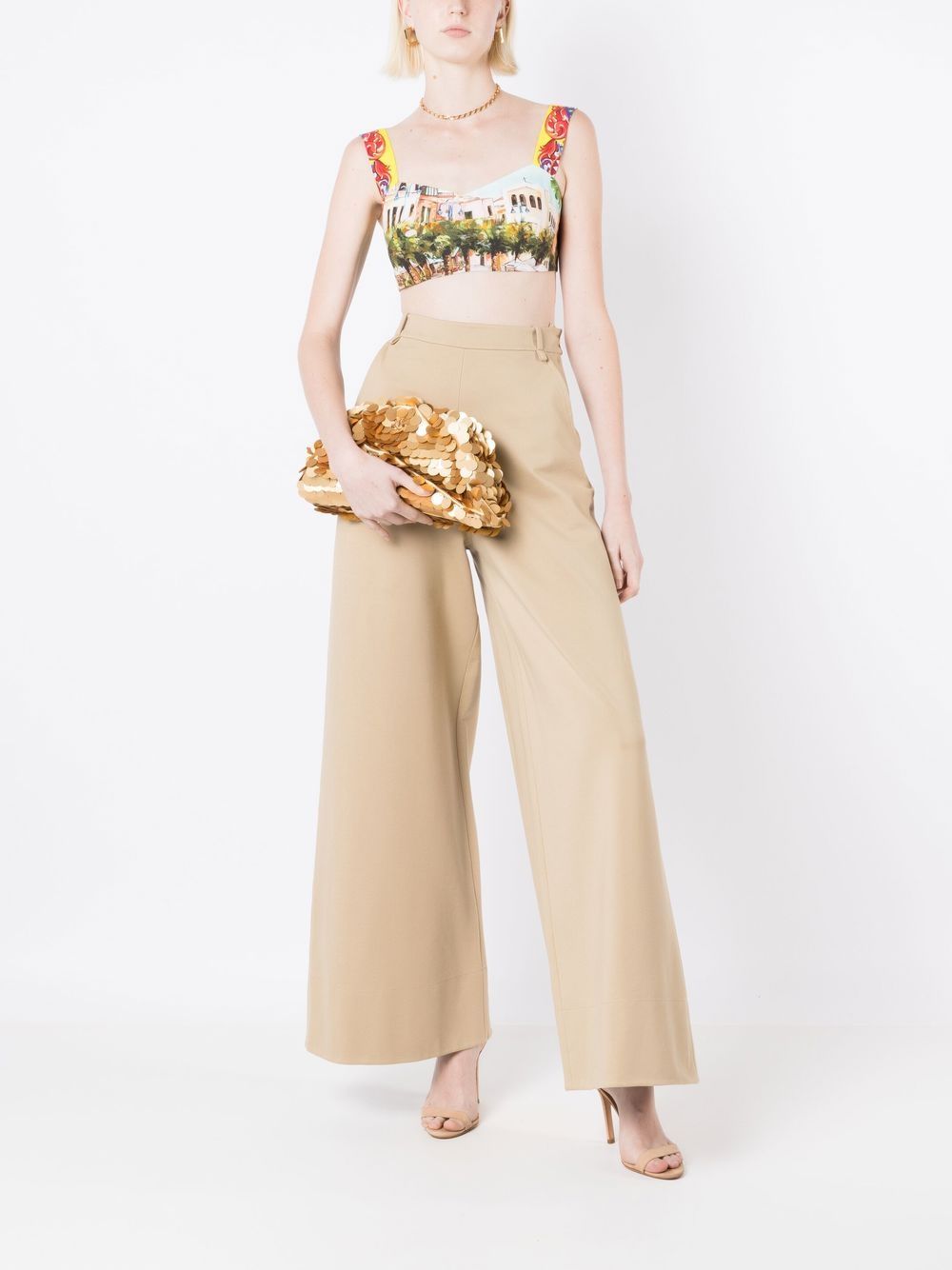 Isla Sequin Clutch Bag In Gold | ModeSens