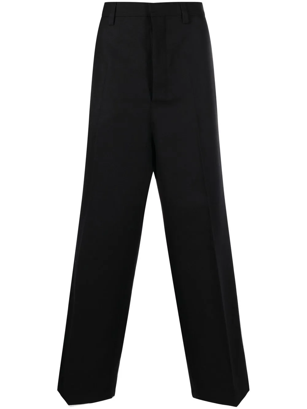 

AMI Paris mid-rise straight-leg trousers - Black