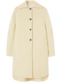 Jil Sander single-breasted virgin wool coat - Neutrals