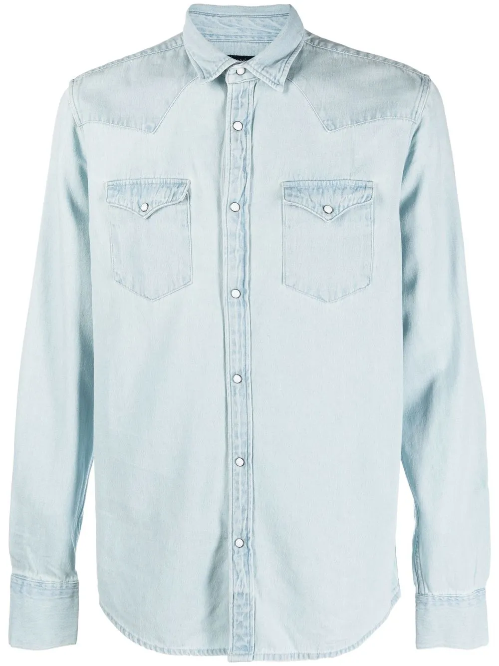 

Deperlu long-sleeve denim shirt - Blue