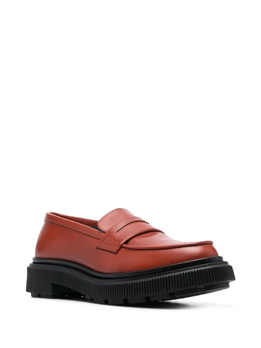 Shop Adieu Type 159 Leather Loafers In Brown