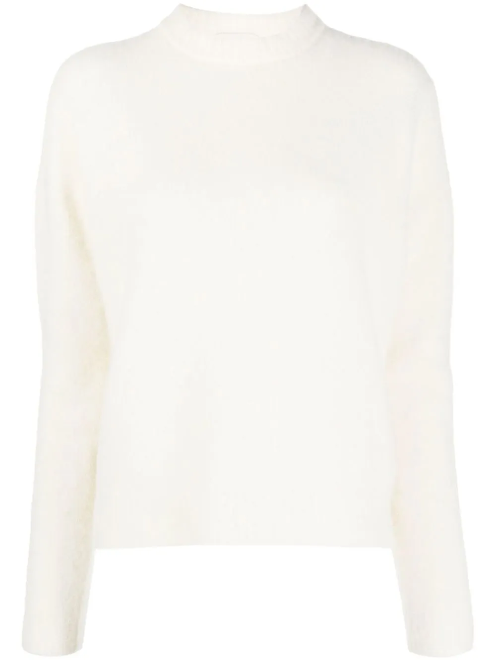

Alysi high neck pullover jumper - White