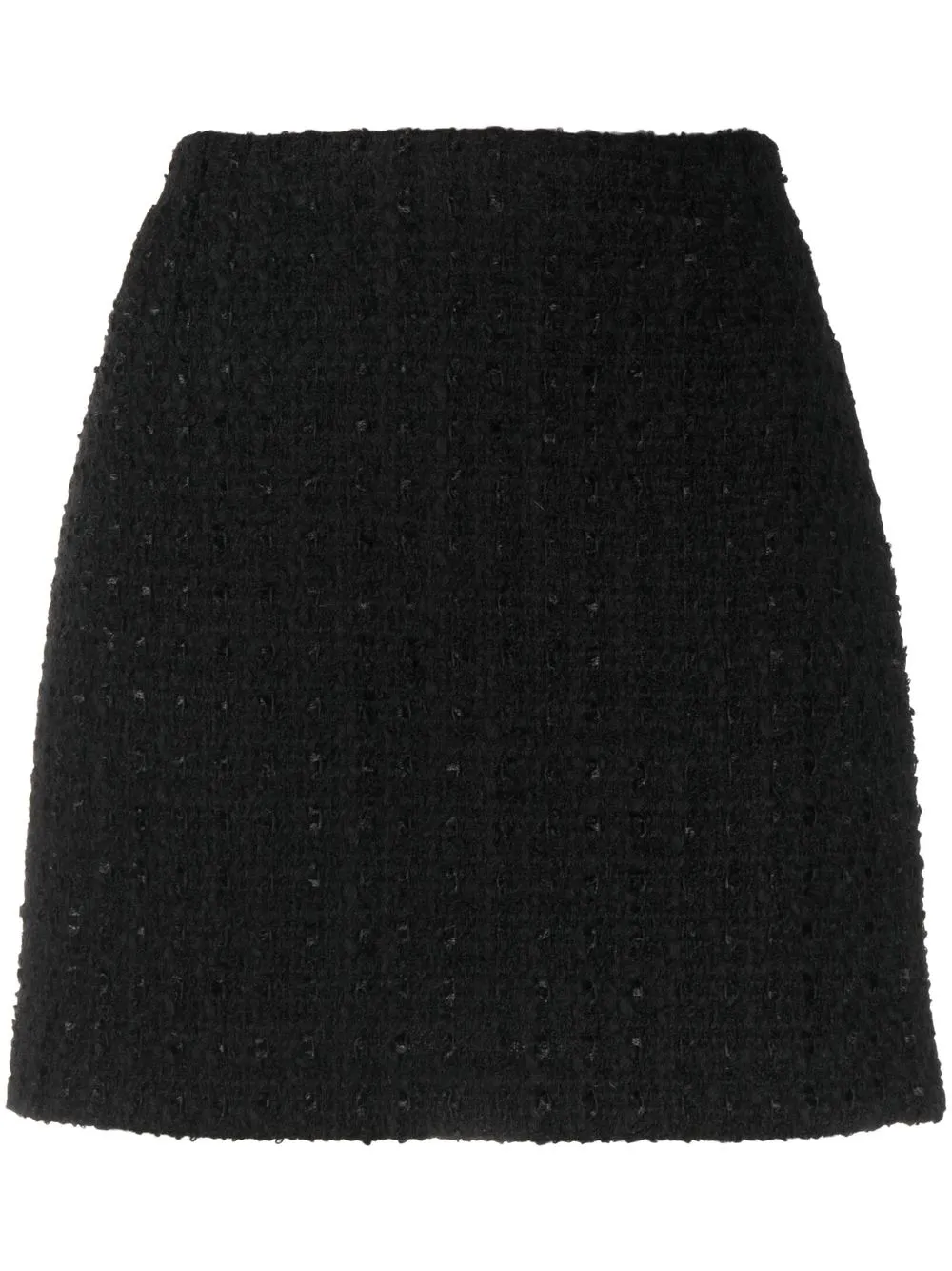 

Tagliatore falda corta de tweed - Negro