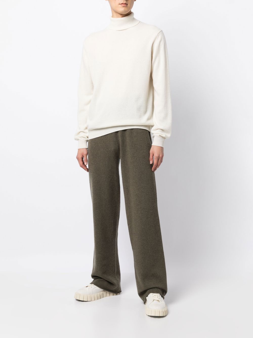 extreme cashmere Straight broek - Groen