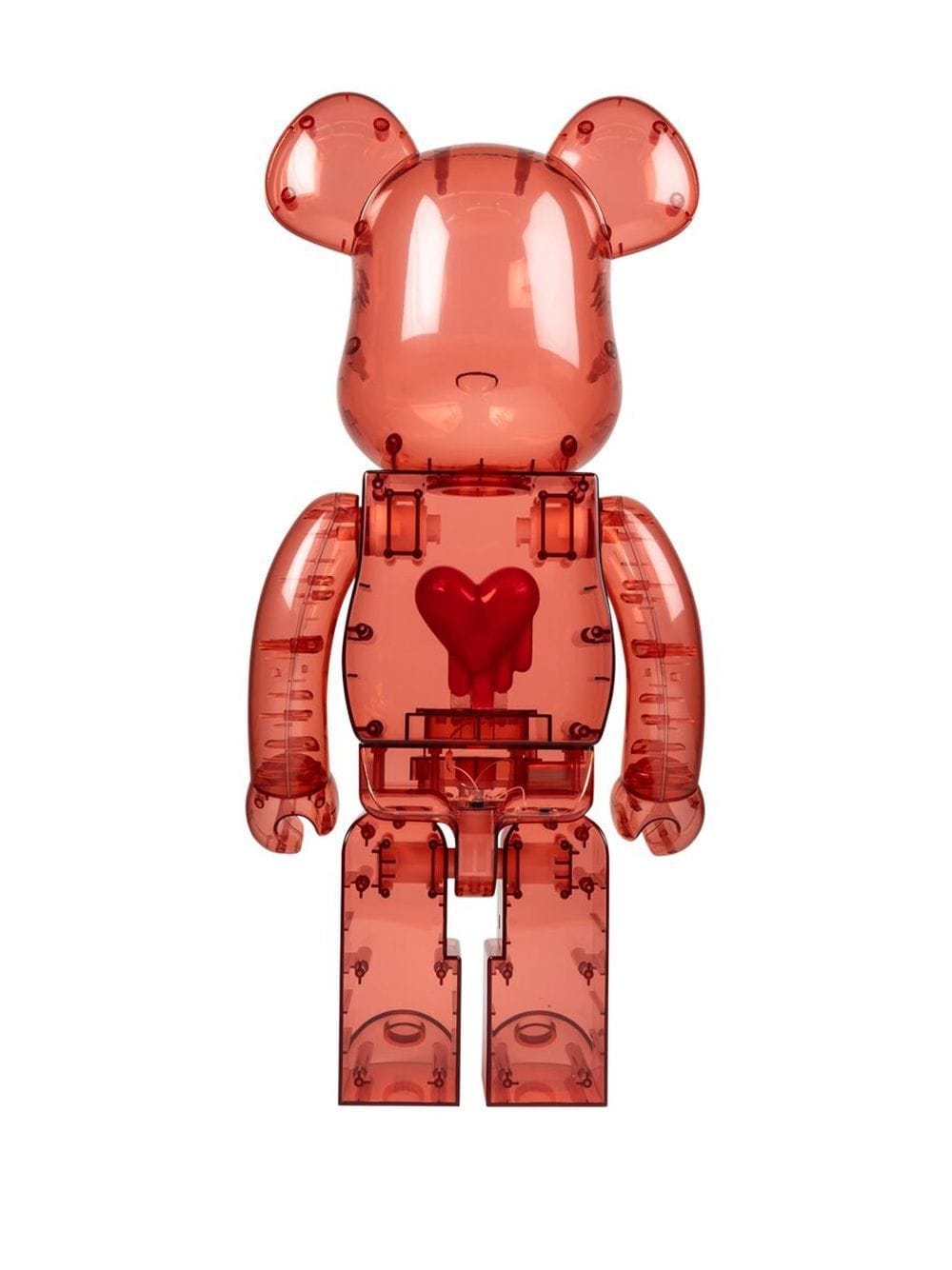 キャラクターグッズBE@RBRICK Clear Red Heart 1000％