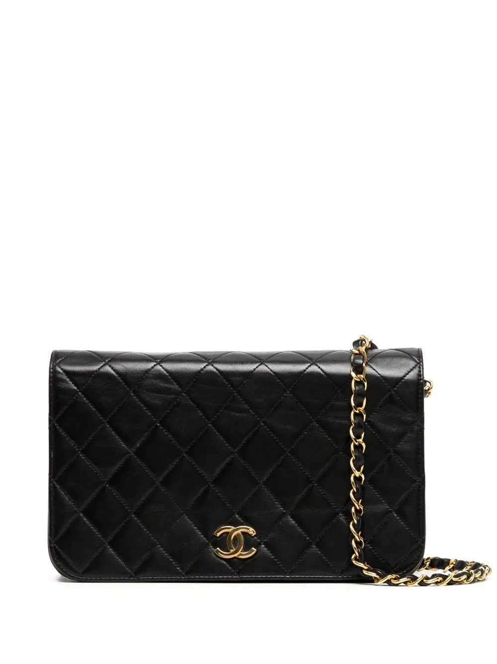 

Chanel Pre-Owned 1997 Full Flap leather shoulder bag - Black