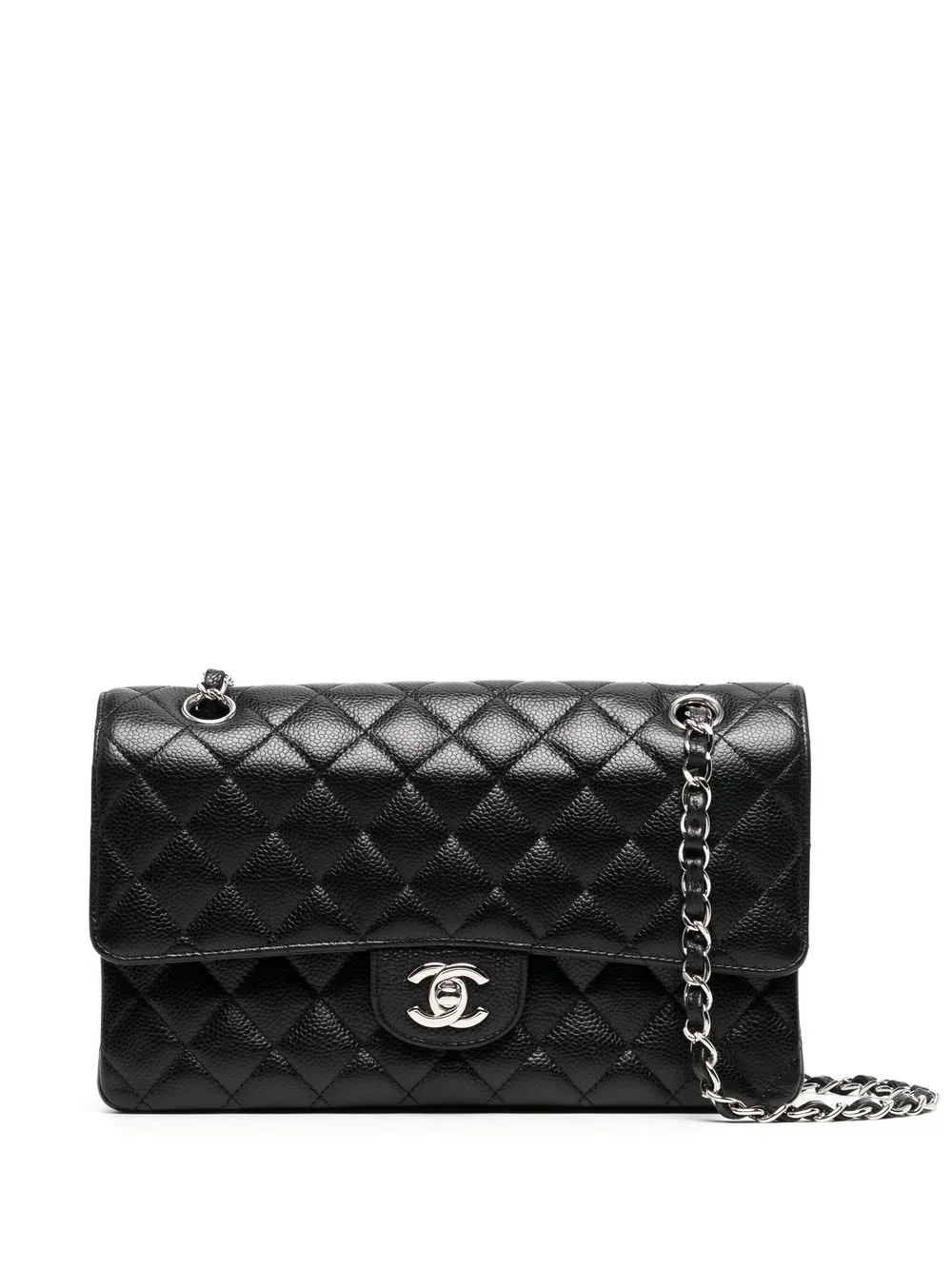 

CHANEL Pre-Owned 2012 Double Flap leather shoulder bag - Black