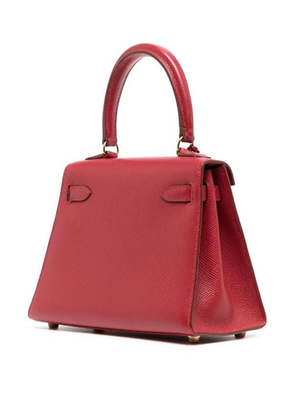 Hermès 2011 Pre-owned Kelly 20 Two-Way Handbag - Red