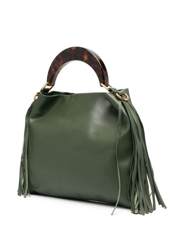 Marni Concertina Leather Shopping Bag - Farfetch