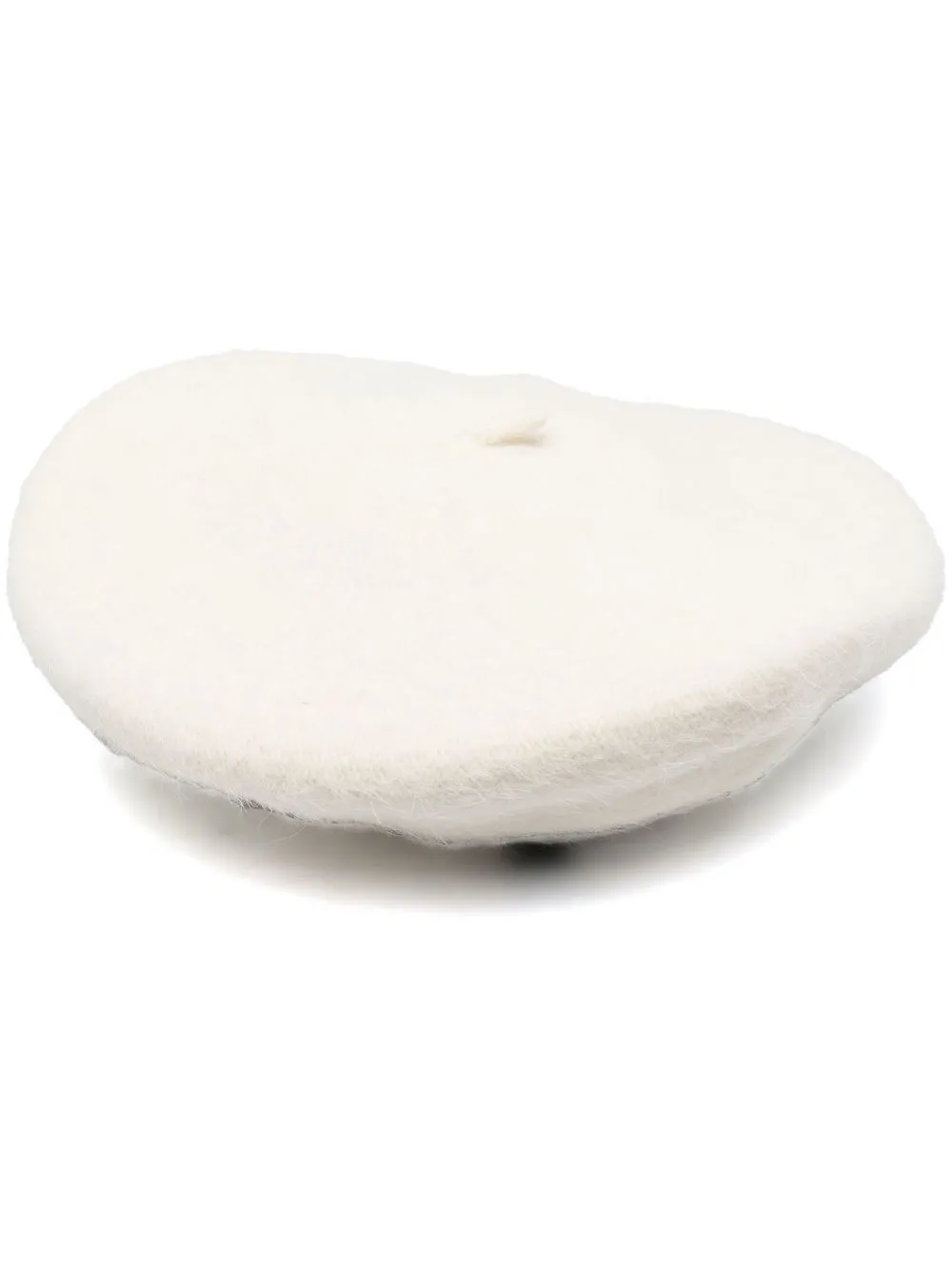 

catarzi flat-peak beret hat - White