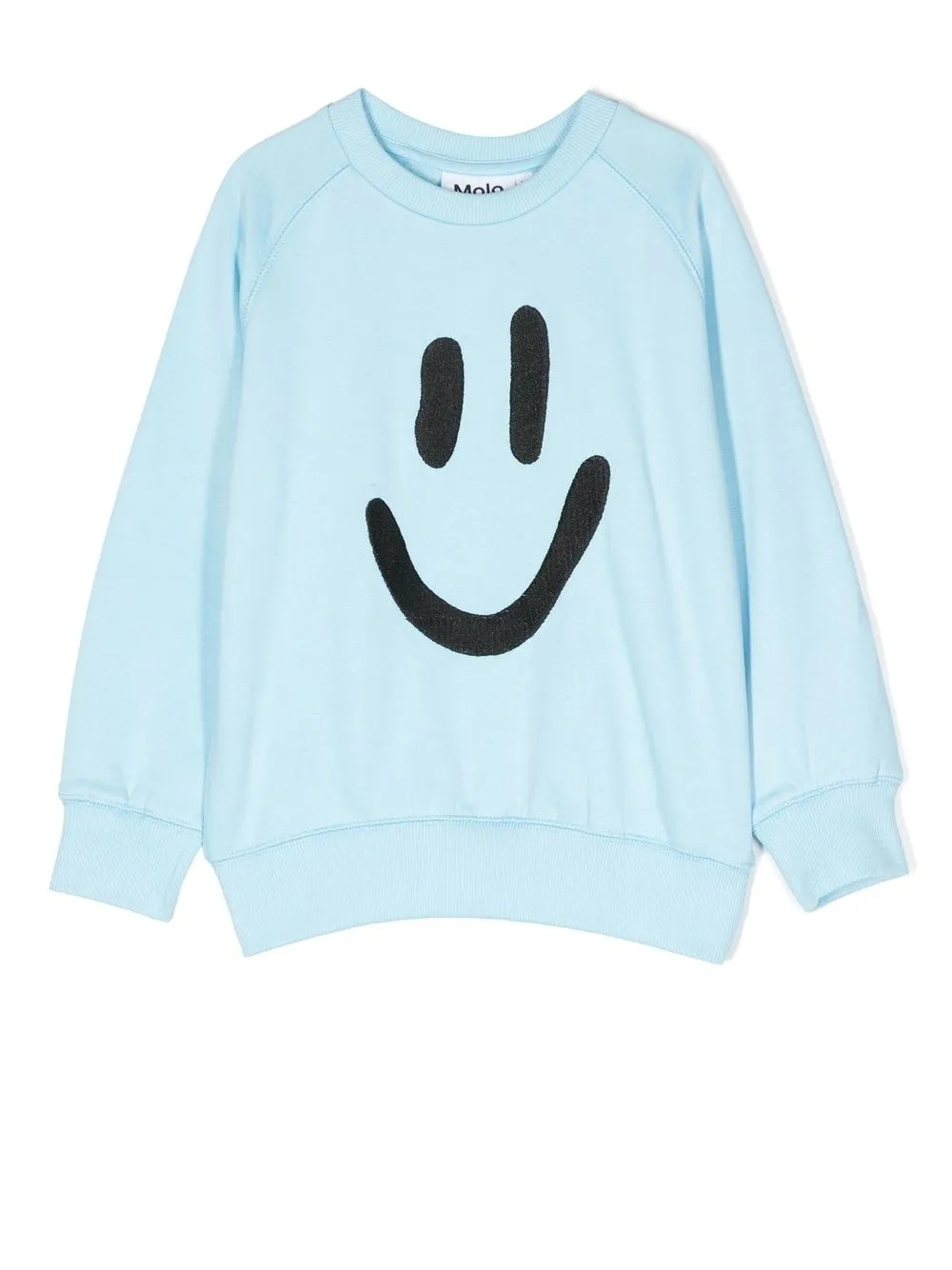 

Molo smiley-print sweatshirt - Blue