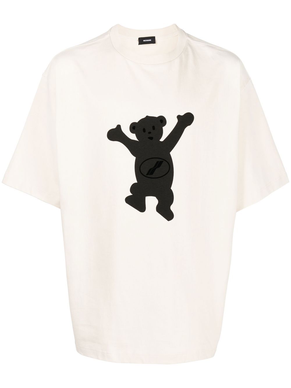 Teddy bear-print T-shirt