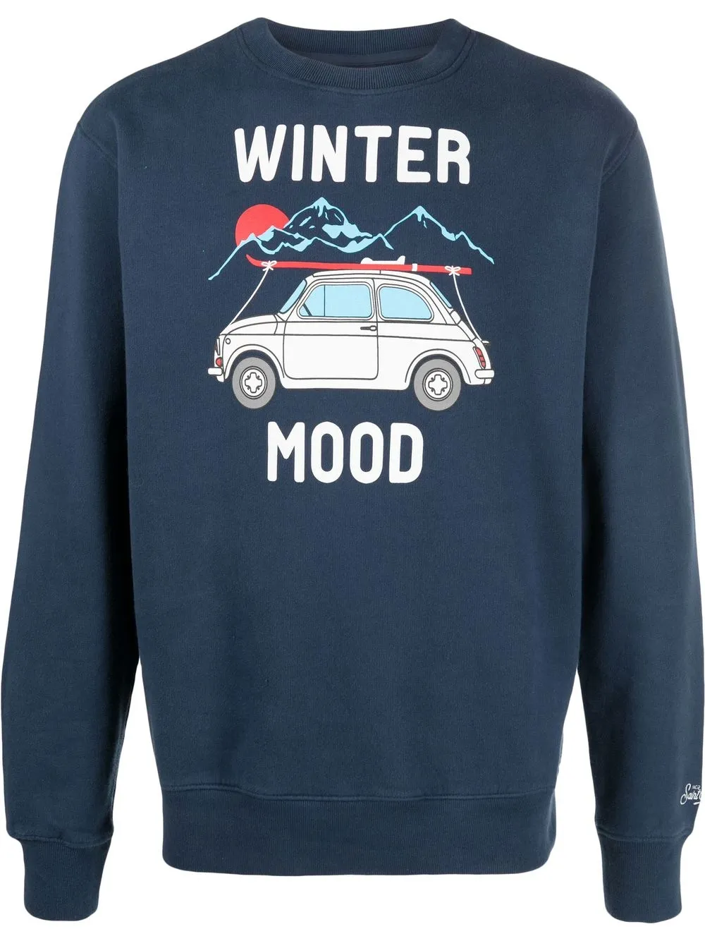 

MC2 Saint Barth graphic-print sweatshirt - Blue