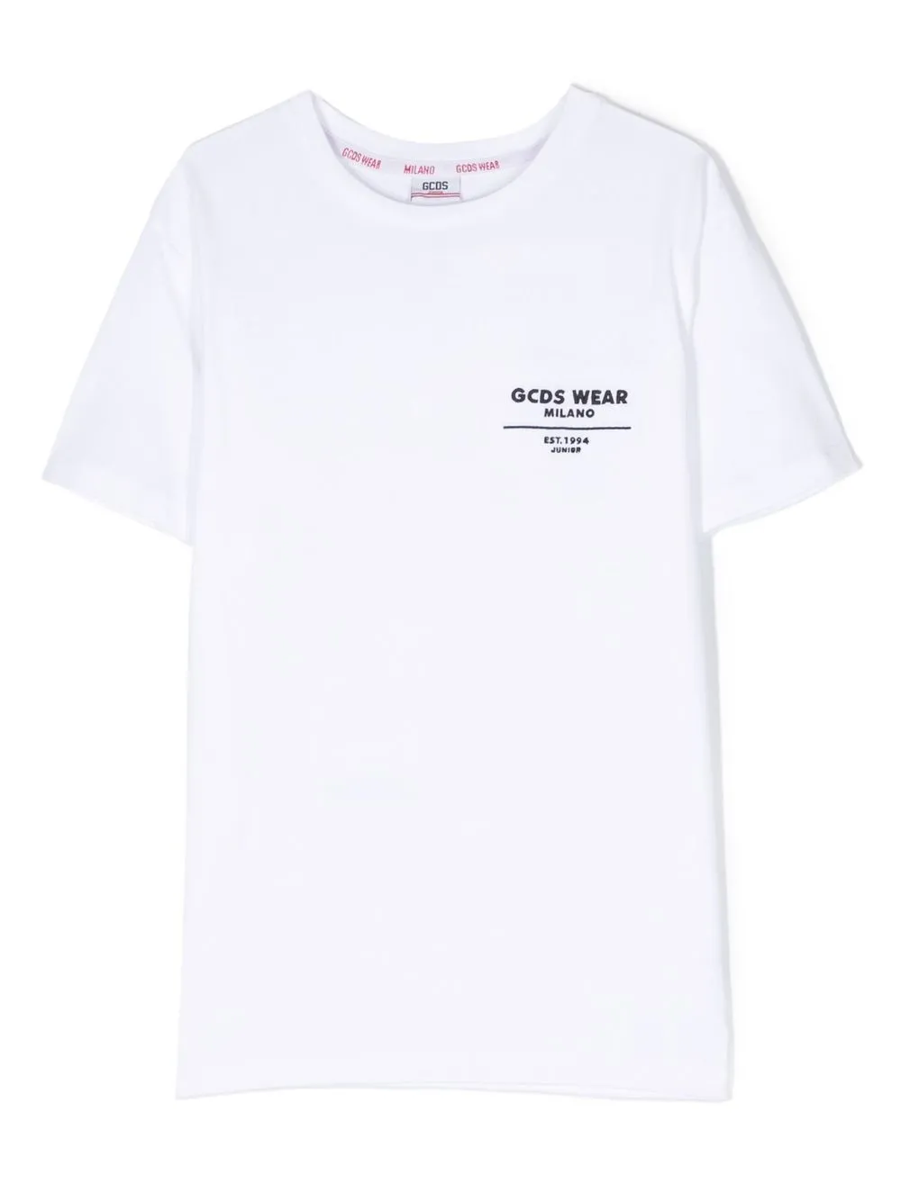 

Gcds Kids playera con logo estampado - Blanco