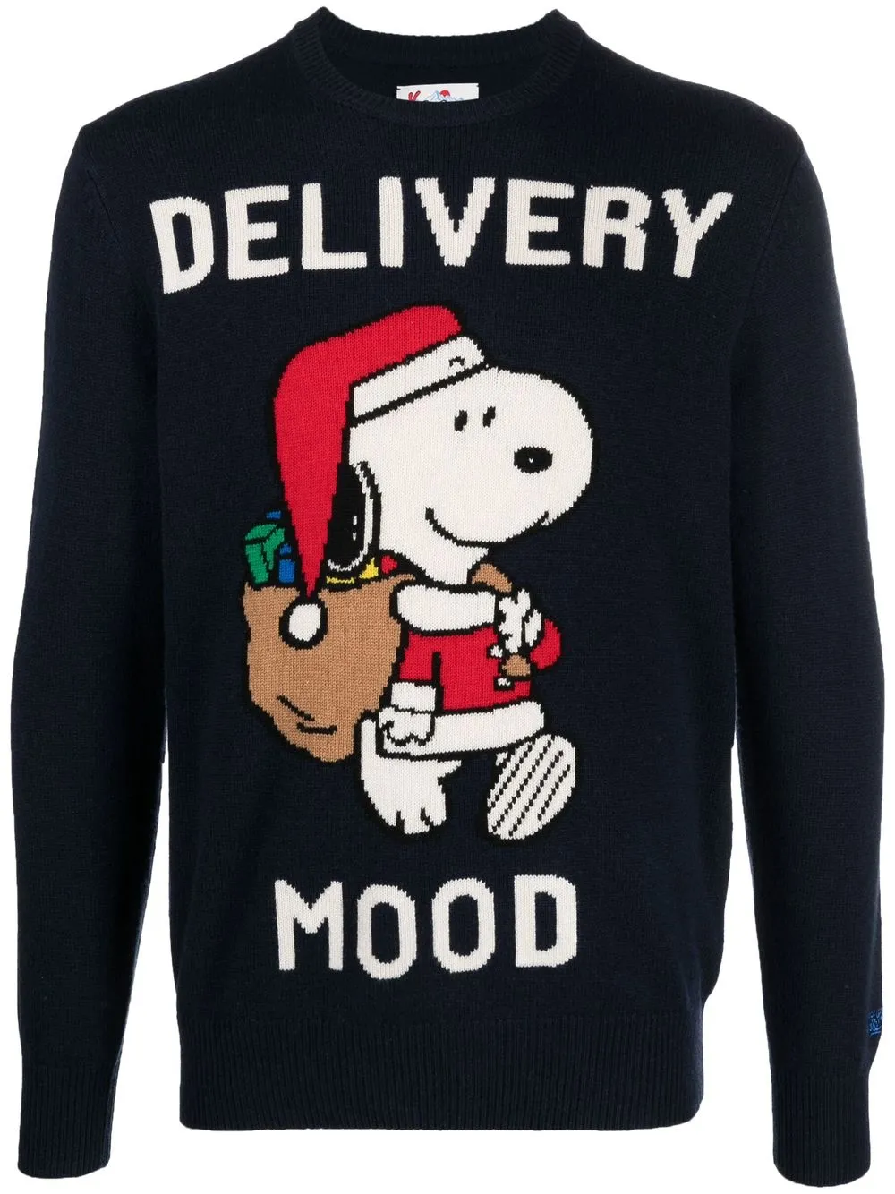 

MC2 Saint Barth suéter con cuello redondo de MC2 Saint Barth Kids x Snoopy - Azul