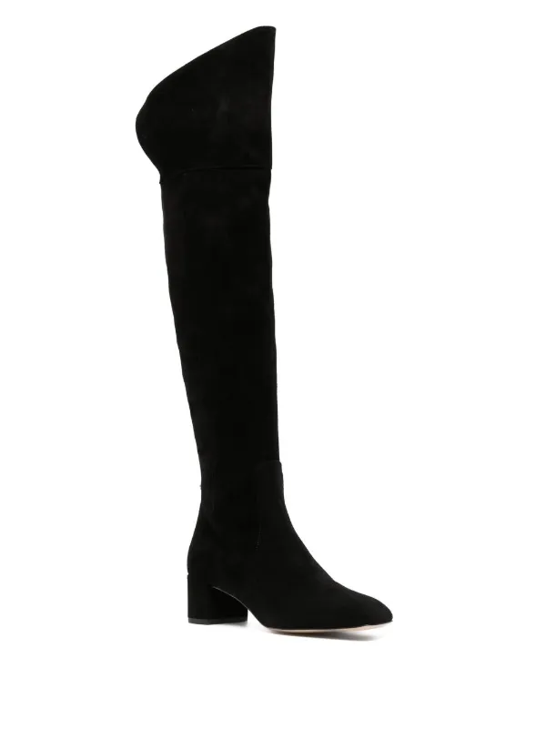 ロングブーツ aeyde FW22 BOOT LETIZIA (LETIZIA_BLACK) Aeyde Letizia thigh-high Boots | Black | FARFETCH GE
