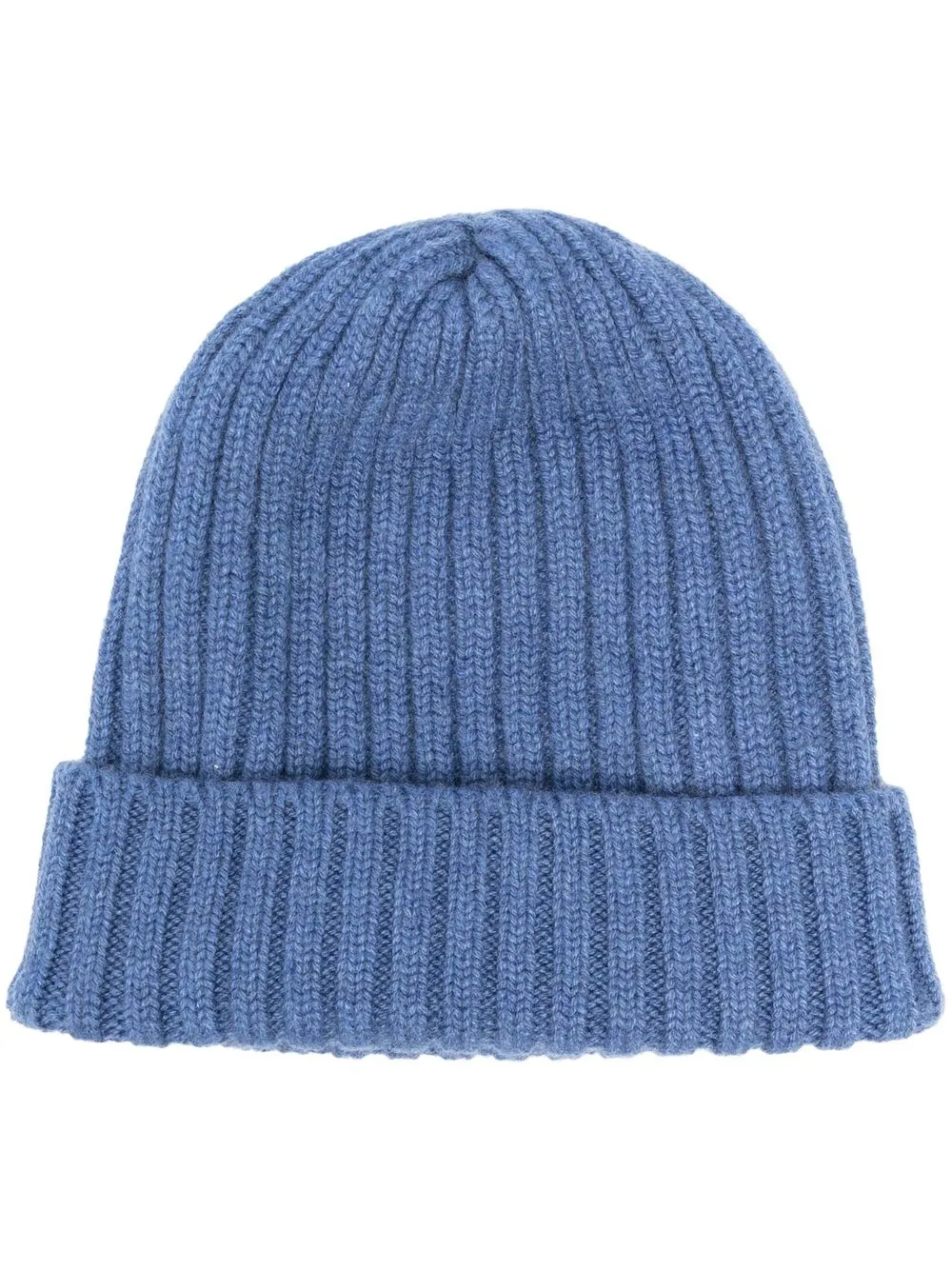 

Fedeli ribbed cashmere beanie - Blue