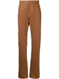 Raf Simons slim-cut leg trousers - Brown