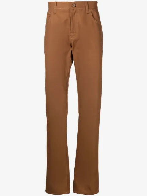 Raf Simons slim-cut leg trousers