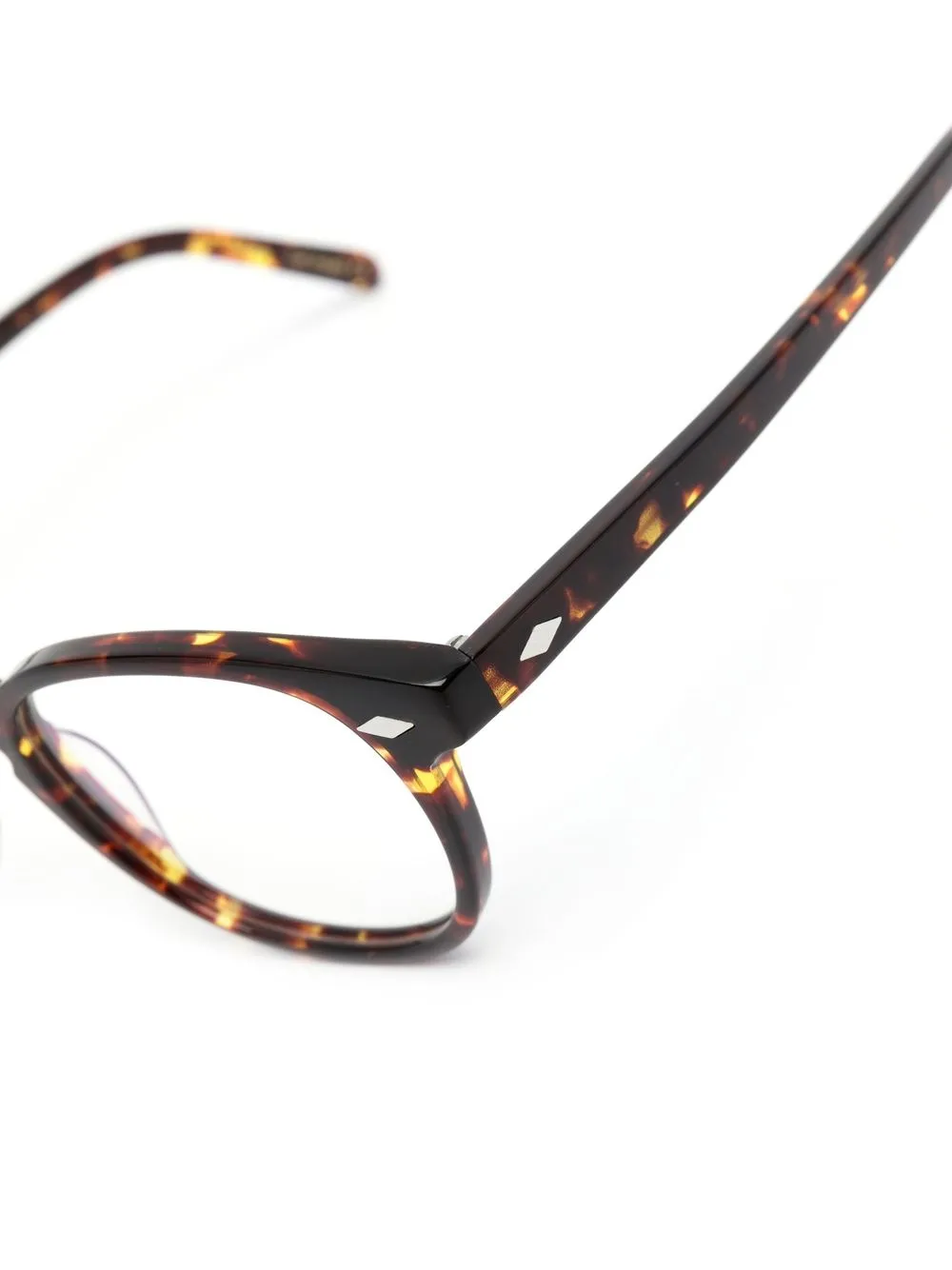 lesca-711-tortoiseshell-effect-glasses-farfetch