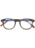 Lesca 711 tortoiseshell-effect glasses - Brown
