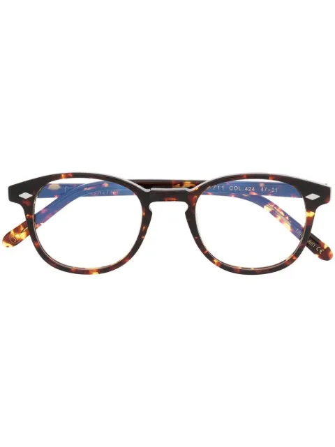 Lesca 711 tortoiseshell-effect glasses