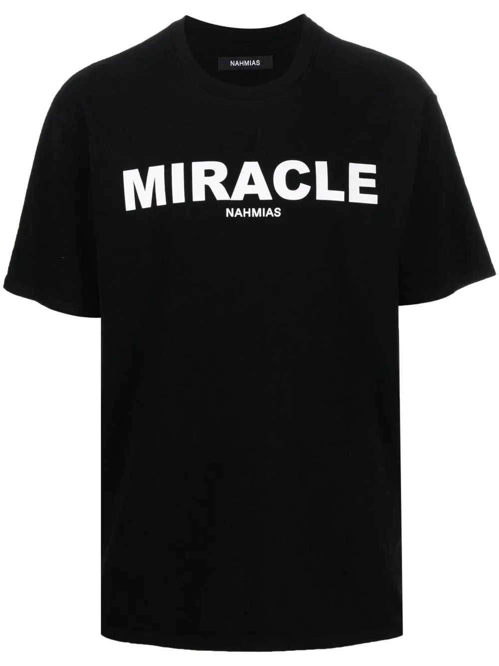 

Nahmias Miracle logo-print T-shirt - Black