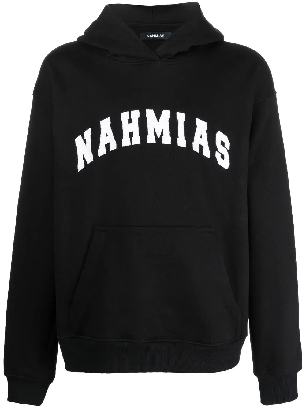 

Nahmias logo-print hoodie - Black