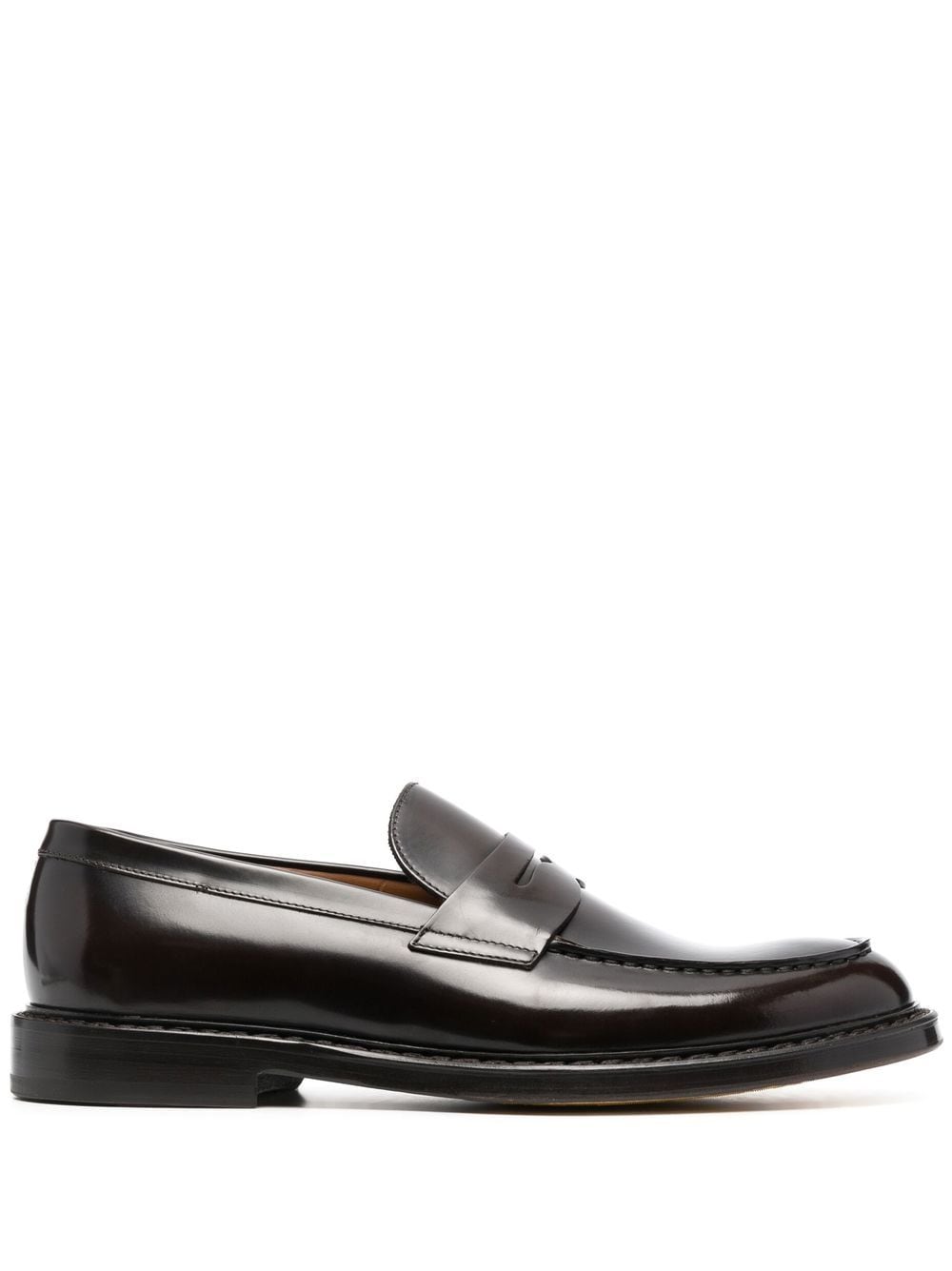 Doucal's penny-slot Leather Loafers - Farfetch