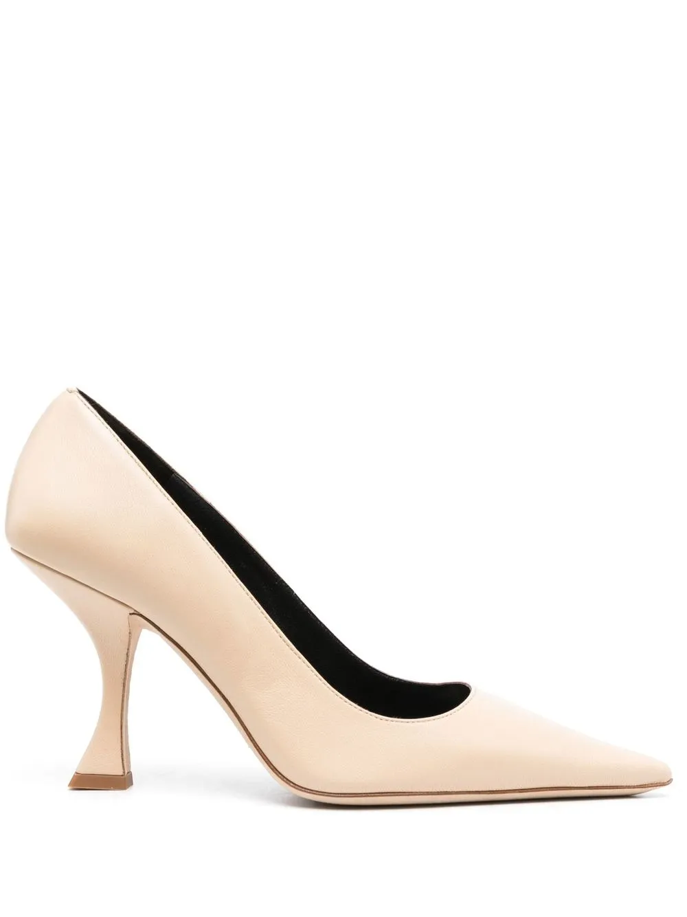 

BY FAR Viva 90mm pumps - Neutrals