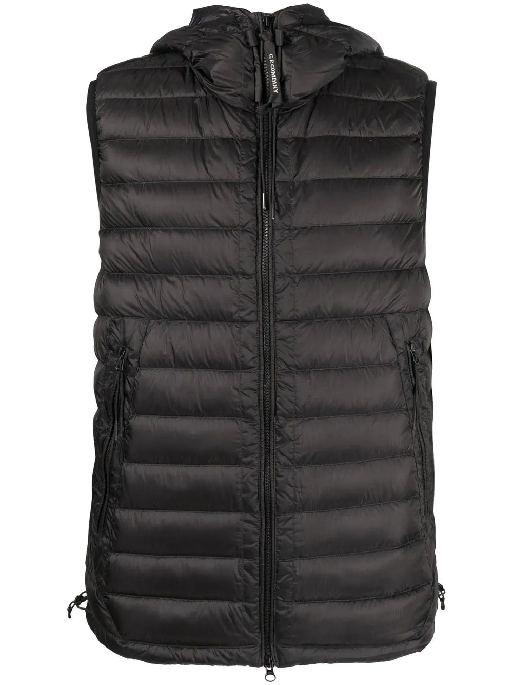

C.P. Company Goggles-detail down gilet - Black