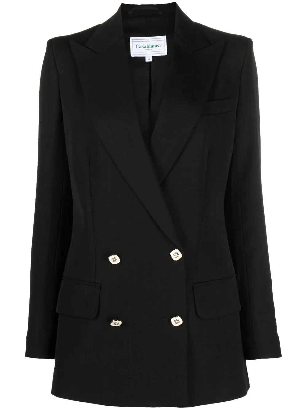 

Casablanca peak-lapel double-breasted blazer - Black