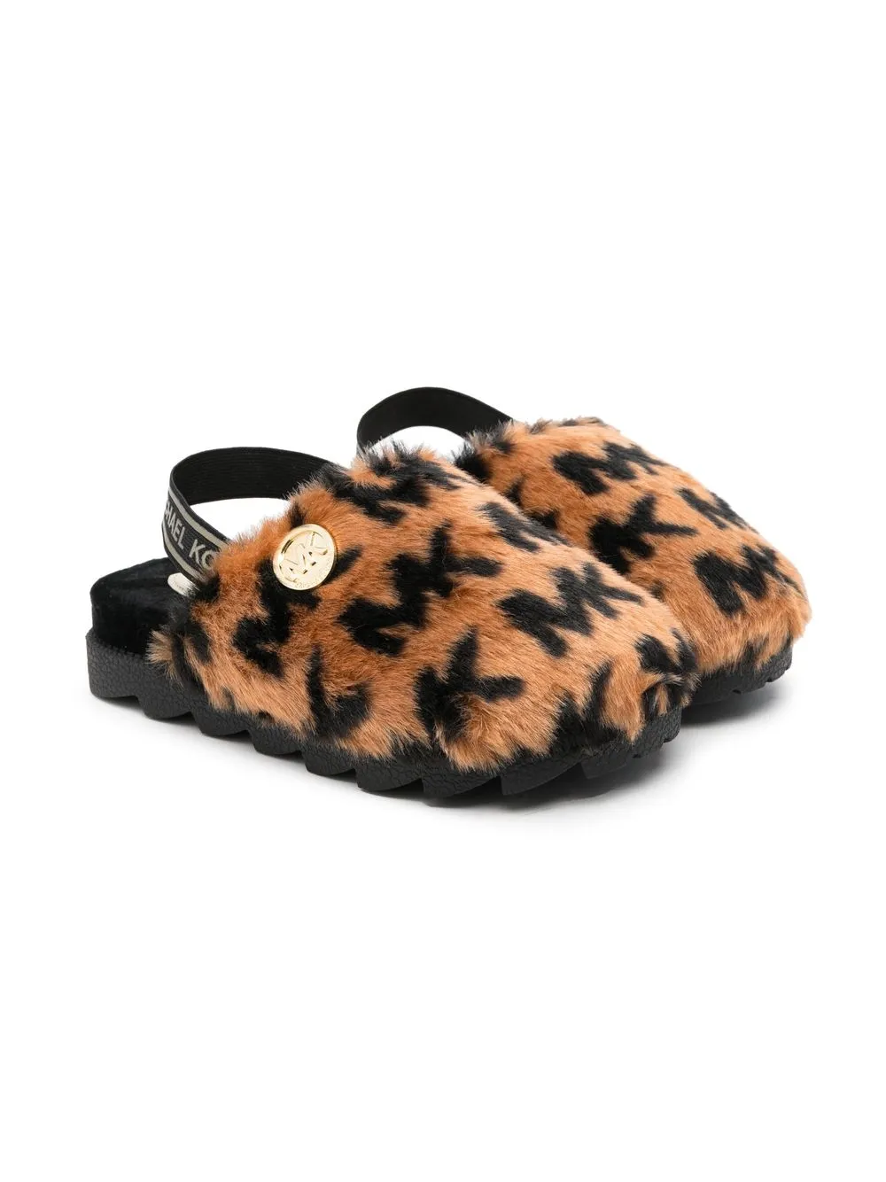 

Michael Kors Kids sandalias con logo estampado - Marrón